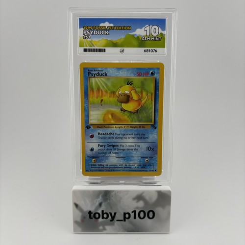 Pokemon psyduck 1st - psyduck, 53/62