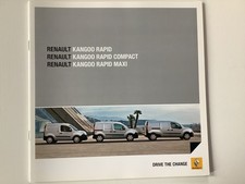 Brochure Renault Kangoo Rapid 08/2011 con listino prezzi