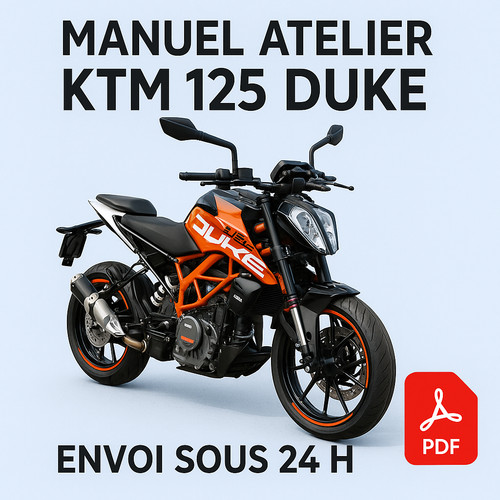 Manuel atelier ktm - 125, duke