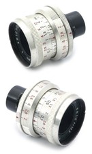 Zeiss lens Jena Biotar B 12,5 mm F2 for Pentaka 8 cine movie camera.