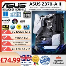 Asus Prime Z370-A II LGA1151 ATX scheda madre per i9-9900K i7-9700K i7-8700K SLI