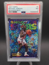 1997-98 Topps - Le migliori stelle cadenti della stagione Michael Jordan #6 PSA 7