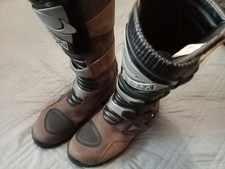 Stivali Moto Forma Marrone