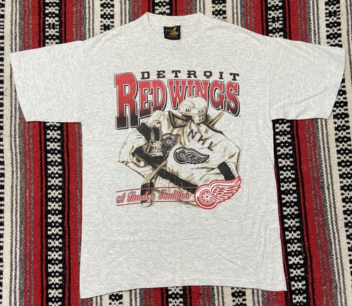 Shirt vintage detroit red - t-shirt,