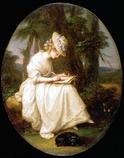 Dipinto olio Angelica