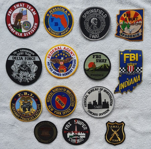 Fbi raccolta police patch - fbi,