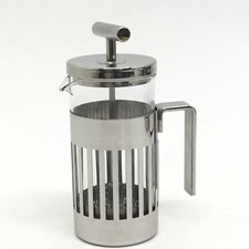 SCHIUMATORE ALESSI MAI USATO CAFFETTIERA A PRESSO - FILTRO Mod 9094 CAPPUCCINO