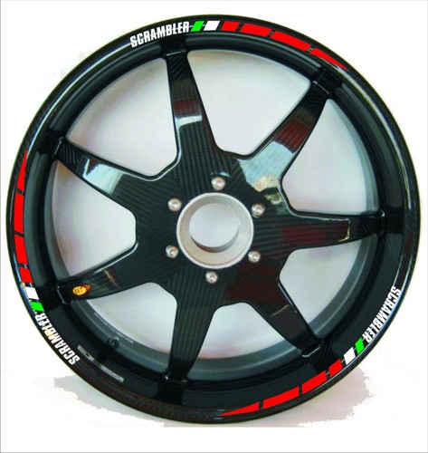 Adesivi moto striscie cerchi - moto,