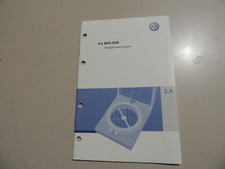 08.2005 VW MFD DVD Navigation system manuale istruzioni libretto di bordo