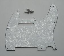 Tele Style Scratch Plate Tele Battipenna Chitarra Bianco Perla per Telecaster 
