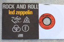 Led Zeppelin  - Rock And Roll -  1972 French Picture Sleeve PS 7"