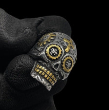 Anello uomo Teschio color