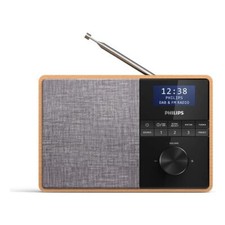 Philips Radio Dab+ Legno e Silver TAR5505 10
