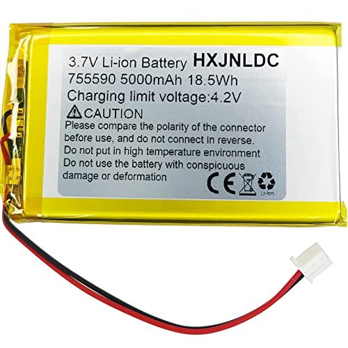 5000mah 755590 - 3.7v,