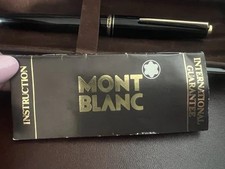 🔴 MONTBLANC penna stilografica 221 a pistone pennino oro 14K garanzia '60 NOS