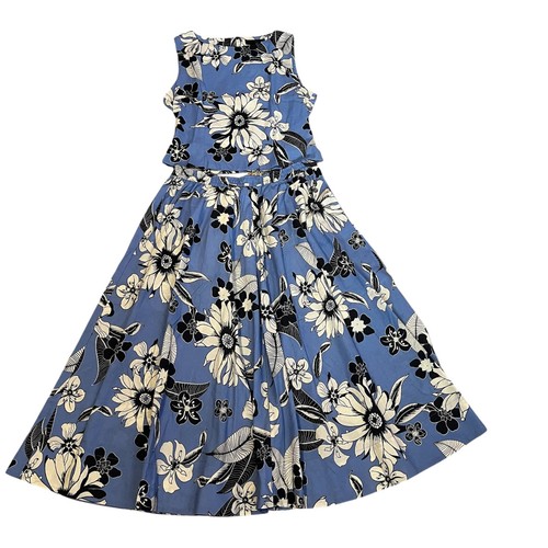 Zara collection blue floral - zara,
