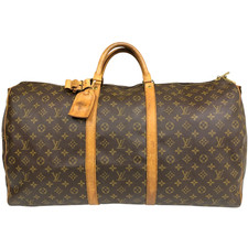 Borsa da viaggio originale Louis Vuitton Keepall Bandouliere 60 Boston Monogram M41412