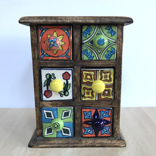 Cassettiera miniatura rustica