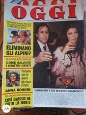 OGGI 11 1975 CELENTANO ONASSIS CLAUDIA MORI AGOSTINA BELLI CHARLOTTE RAMPLING