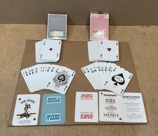 Carte da gioco vintage MGM Grand Hotel casinò e parco a tema Sam’s Town Hotel