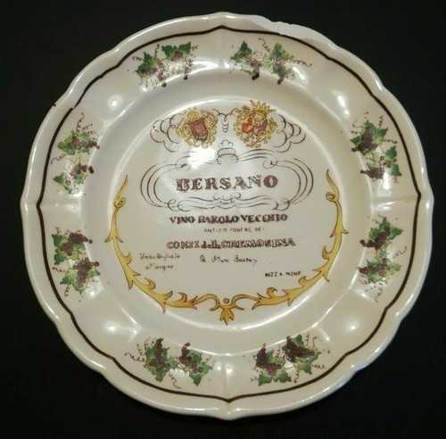 Piatto bersano vino baolo - piatto,