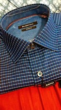 NWT Bugatchi men's size M long