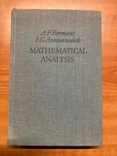 MATHEMATICAL ANALYSIS  by A.F