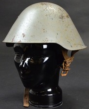 DDR NVA VM casco in acciaio prima forma 3 rivetti Volksmarine I 3 1963 taglia 55 RARO!!! 10316