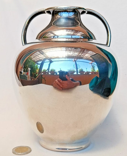 Vaso anfora argento 800 - anfora,