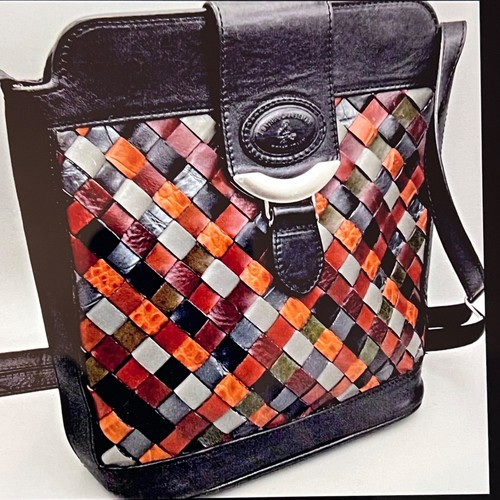 Borsa mano pelle - in, tessuto