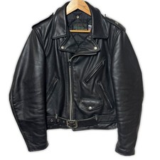 Giacca moto pelle uomo vintage