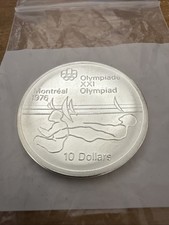 Moneta 10 dollari argento 1975