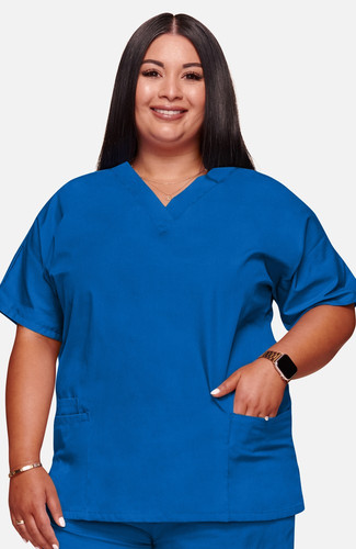 Set scrub unisex blu - unisex,, royal
