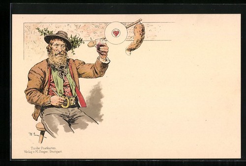 Cartolina artistica tirolese