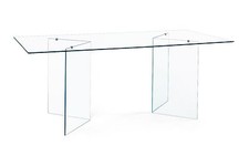 TAVOLO FISSO VETRO MODERNO