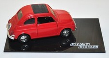 Modello auto Polistil S. 599 Fiat 500 L rosso base supporto  1:25  made in Italy