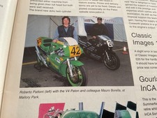 PATON PATTONI MOTORCYCLE  RACING ARTICLE