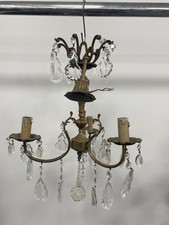 Splendido antico lampadario a