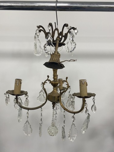 Splendido antico lampadario - , a