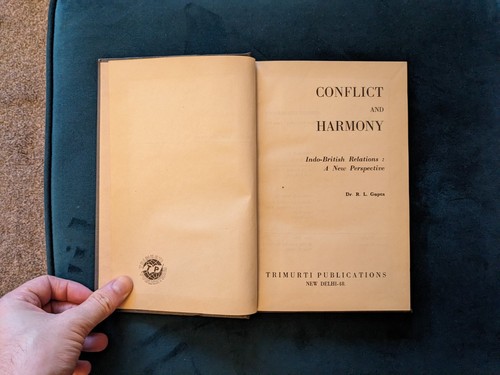 Conflict and harmony - and,