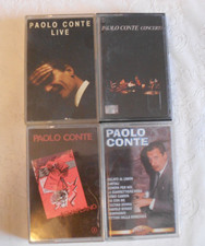 lotto 4 mc PAOLO CONTE, LIVE, CONCERTO, AGUAPLANO, GELATO AL LIMON