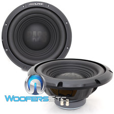 2 ALPINE W10S4 10" SUBS 750W