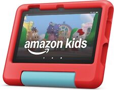 Amazon Fire 7 Kids tablet Senza pubblicità, batteria da 10 ore, 16 GB - Rosso