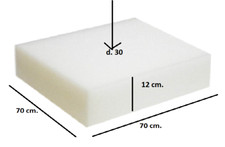 Gommapiuma Spugna 70x70x12