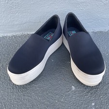 JC Play Black Platform Slip On