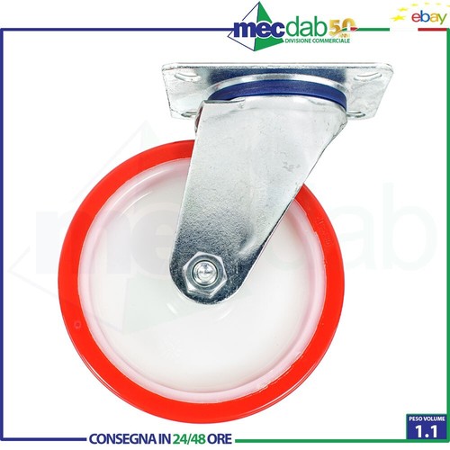 Ruota con supporto girevole - con,