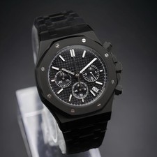 OctaLuxe Black Chrono | 42 mm