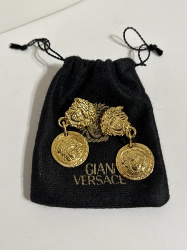 Vtg gianni versace gold - vtg, medusa
