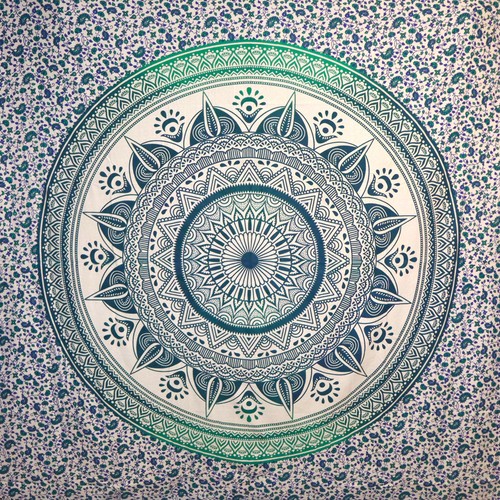 Copriletto mandala - copriletto,
