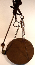 ANTICA BILANCIA STADERA - P  12 KG. - IN FERRO - VINTAGE - D'EPOCA - USATA